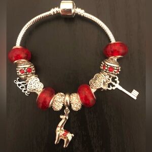 Peru Llama  Charm Bracelet